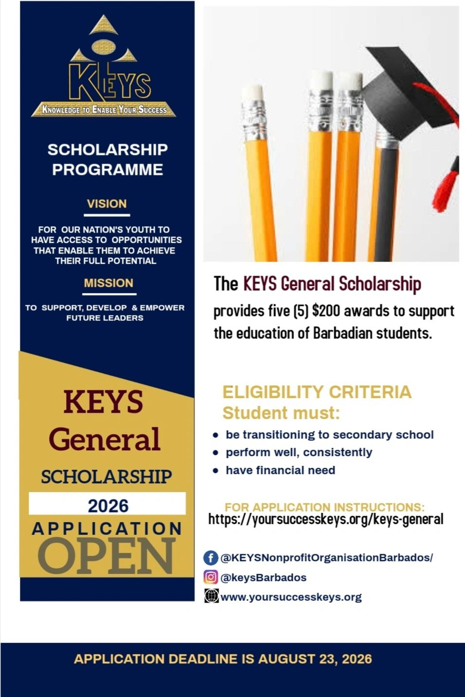KEYS General Scholarship